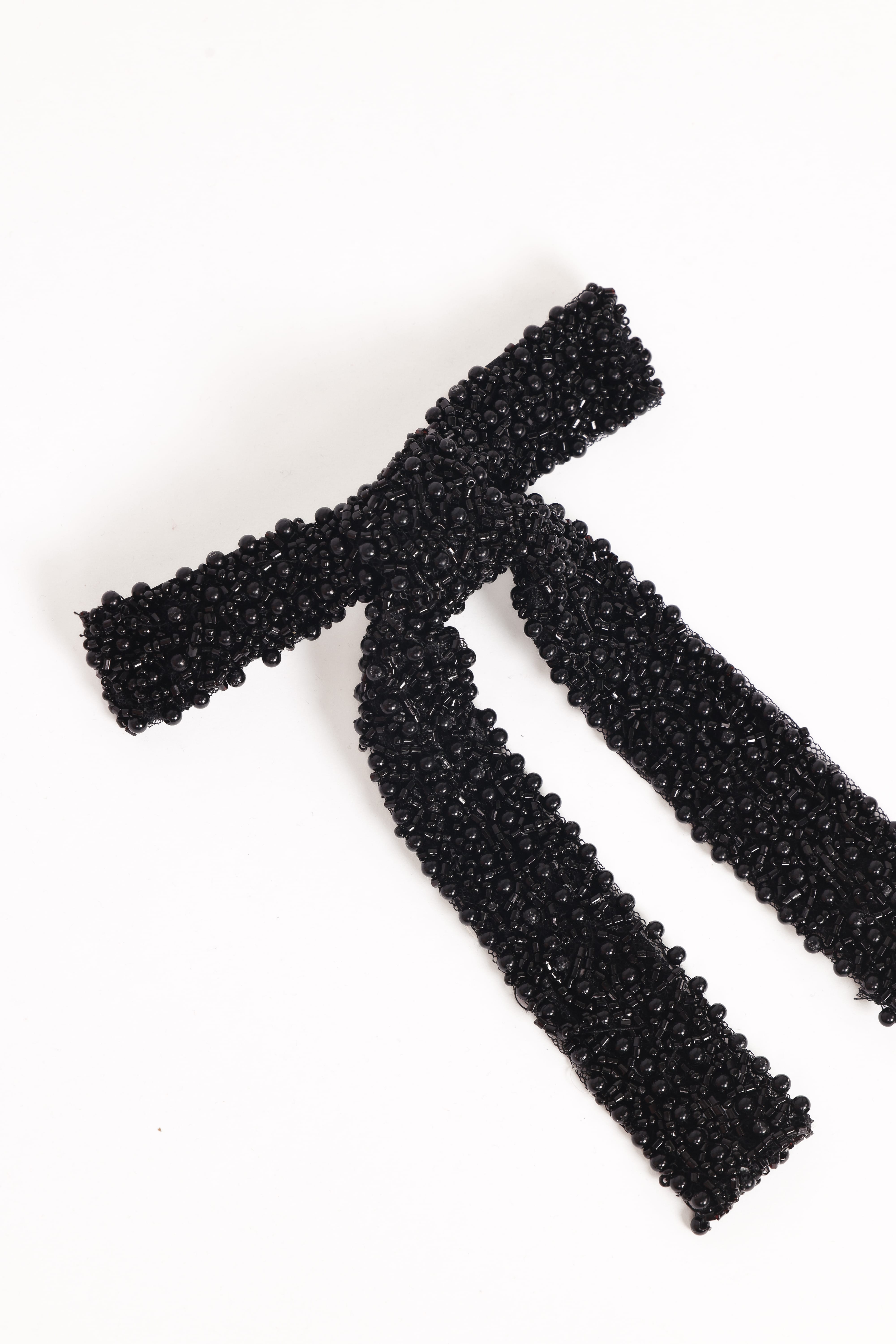 Tiana Hair Bow - Black