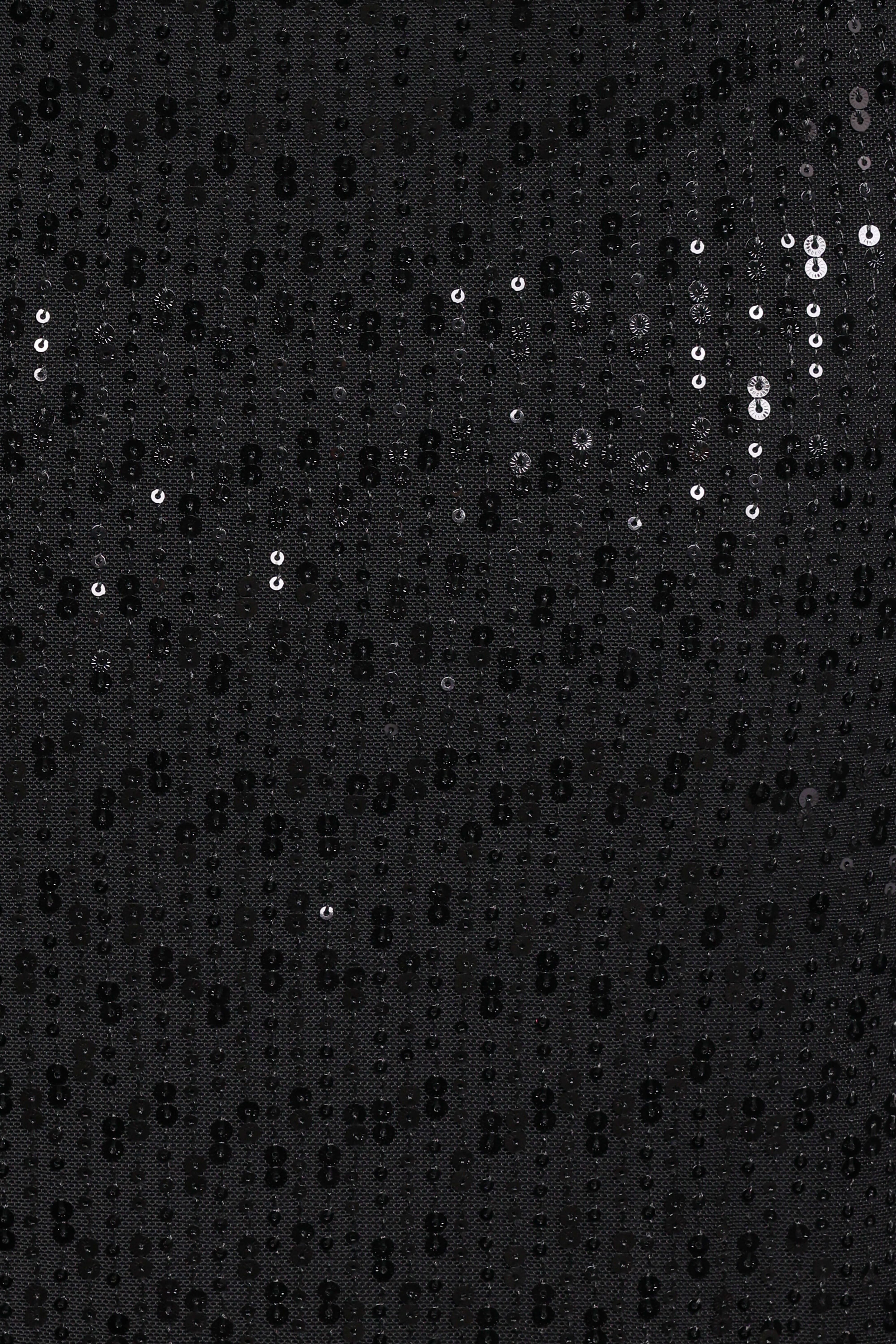 Agnes Strapless Sequin Maxi Dress - Black