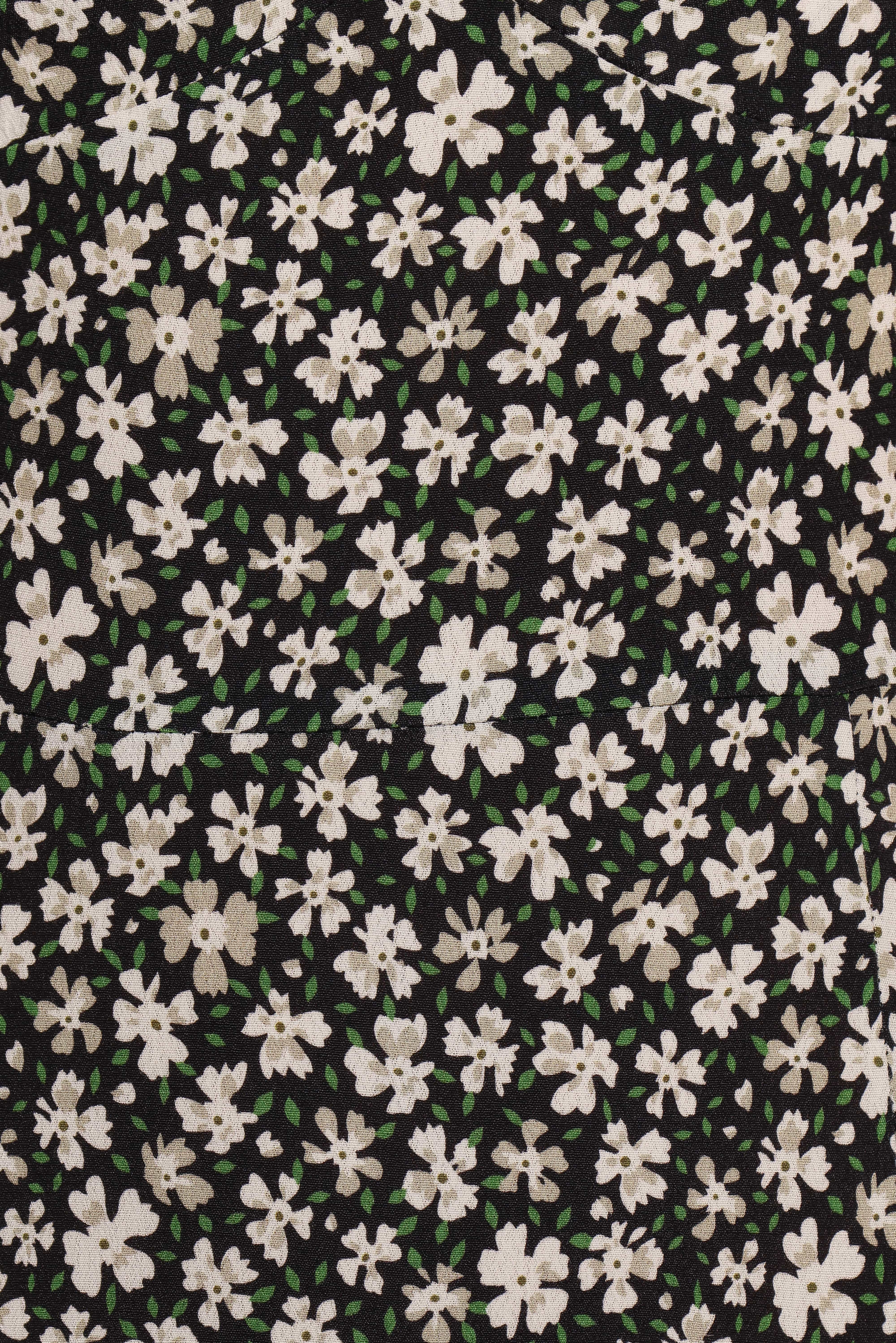 Franklin Dress - Black Floral
