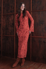 Talitha Maxi Dress - Red Roses