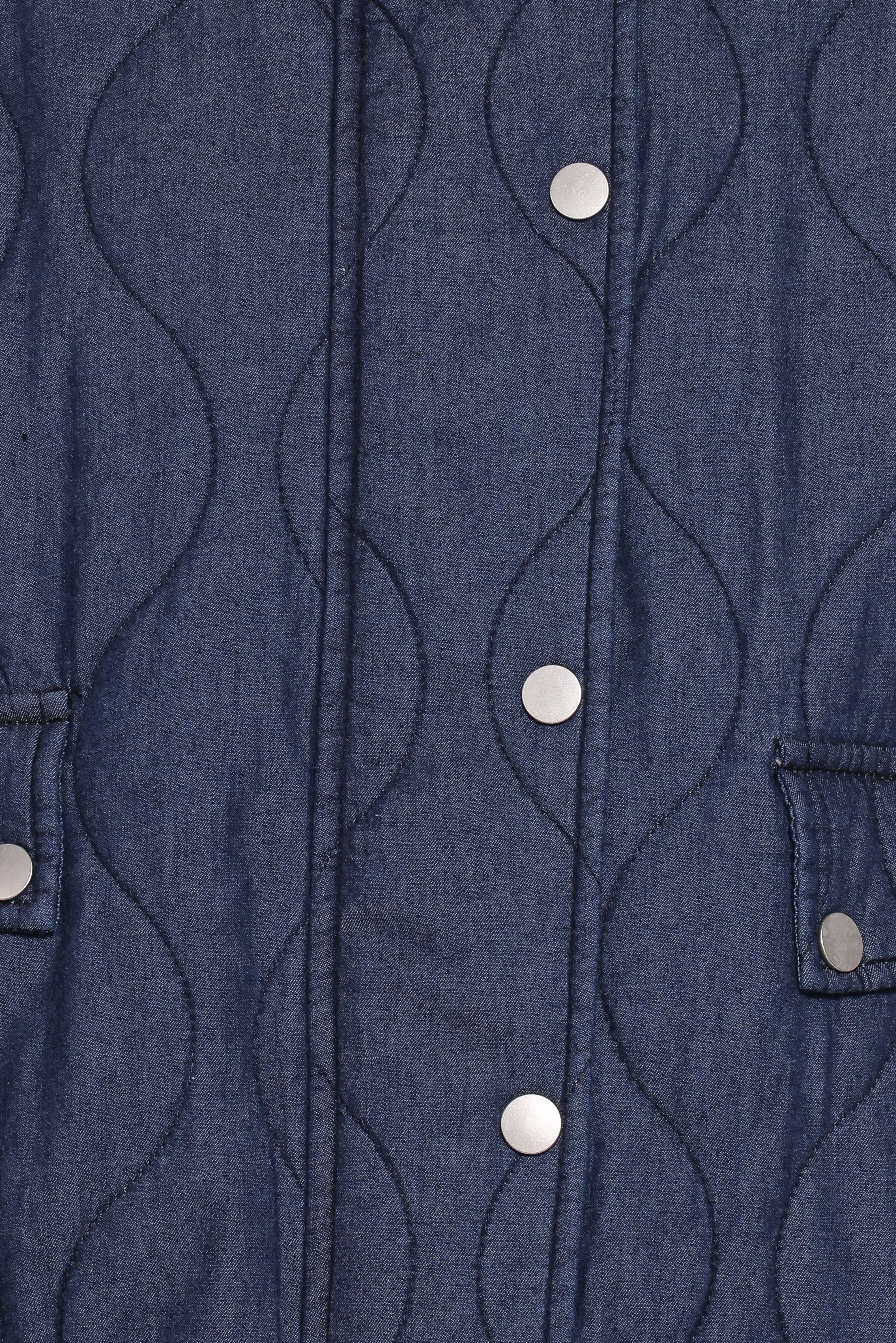 Keah Quilted Jacket - Navy