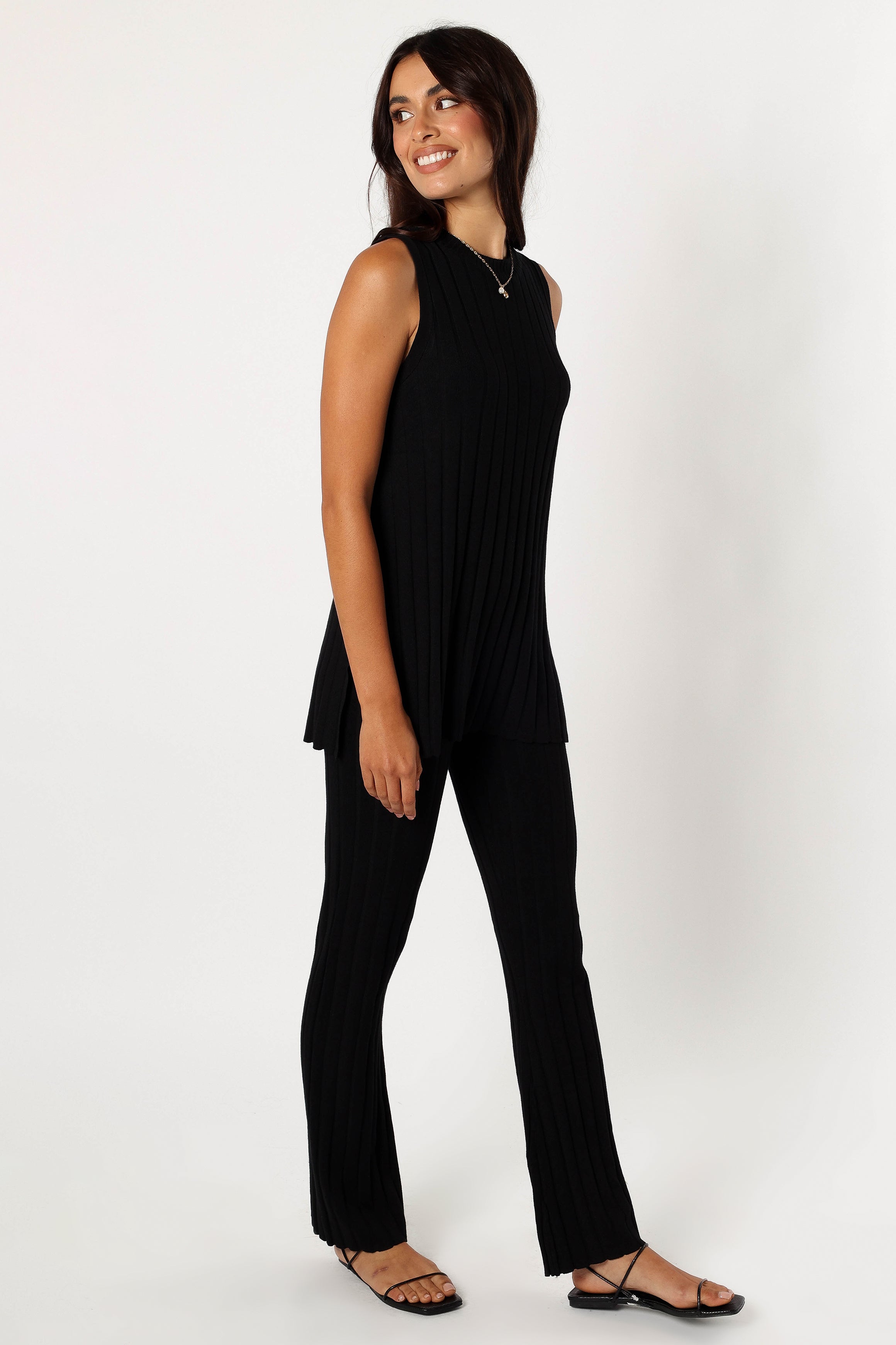 Silvie Knitted Set - Black