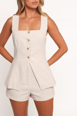 Wenni Short Set - Oatmeal